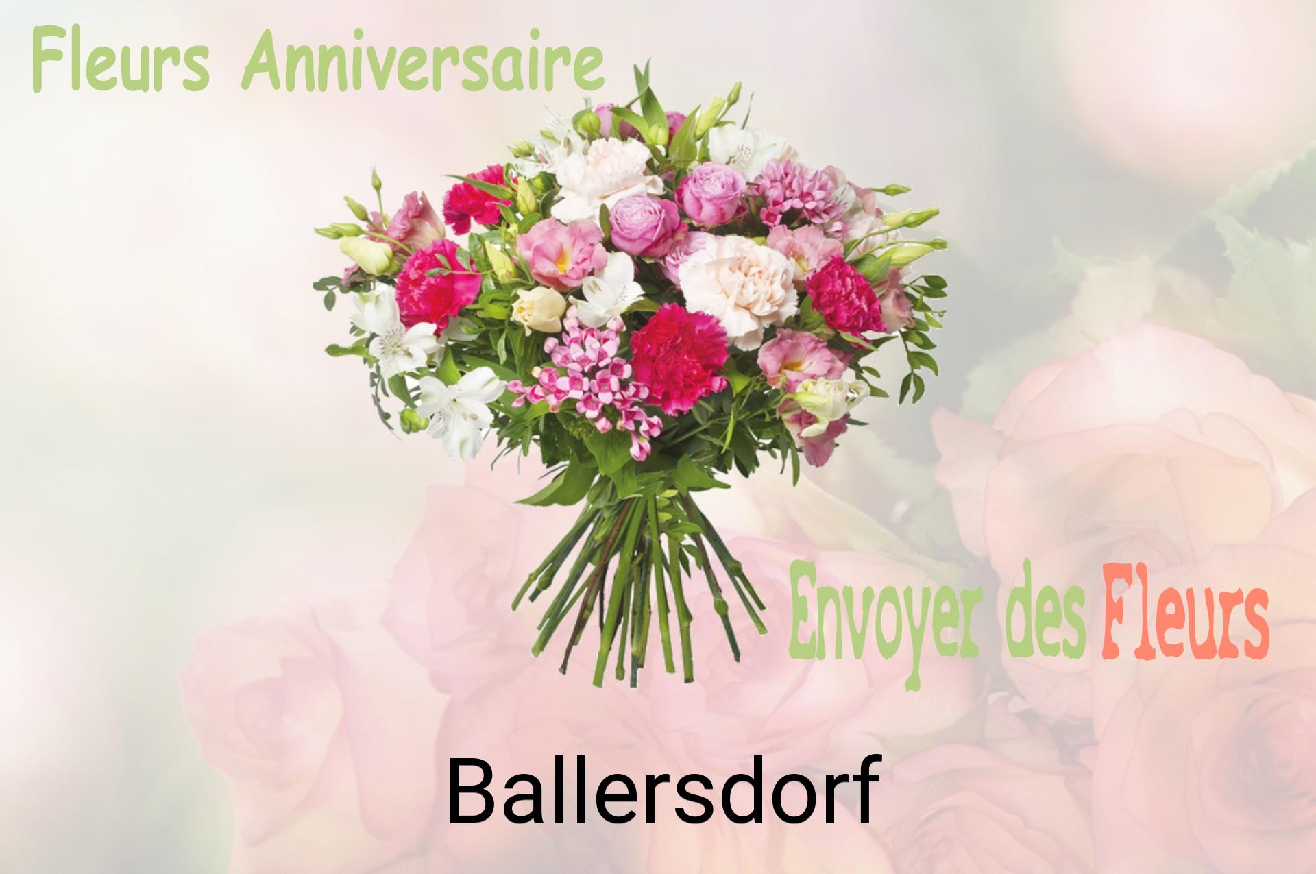 Bouquet de fleurs d’anniversaire livré à Ballersdorf